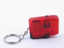 Mini 2-LED Hand-Crank Dynamo Keychain (1 PCS)